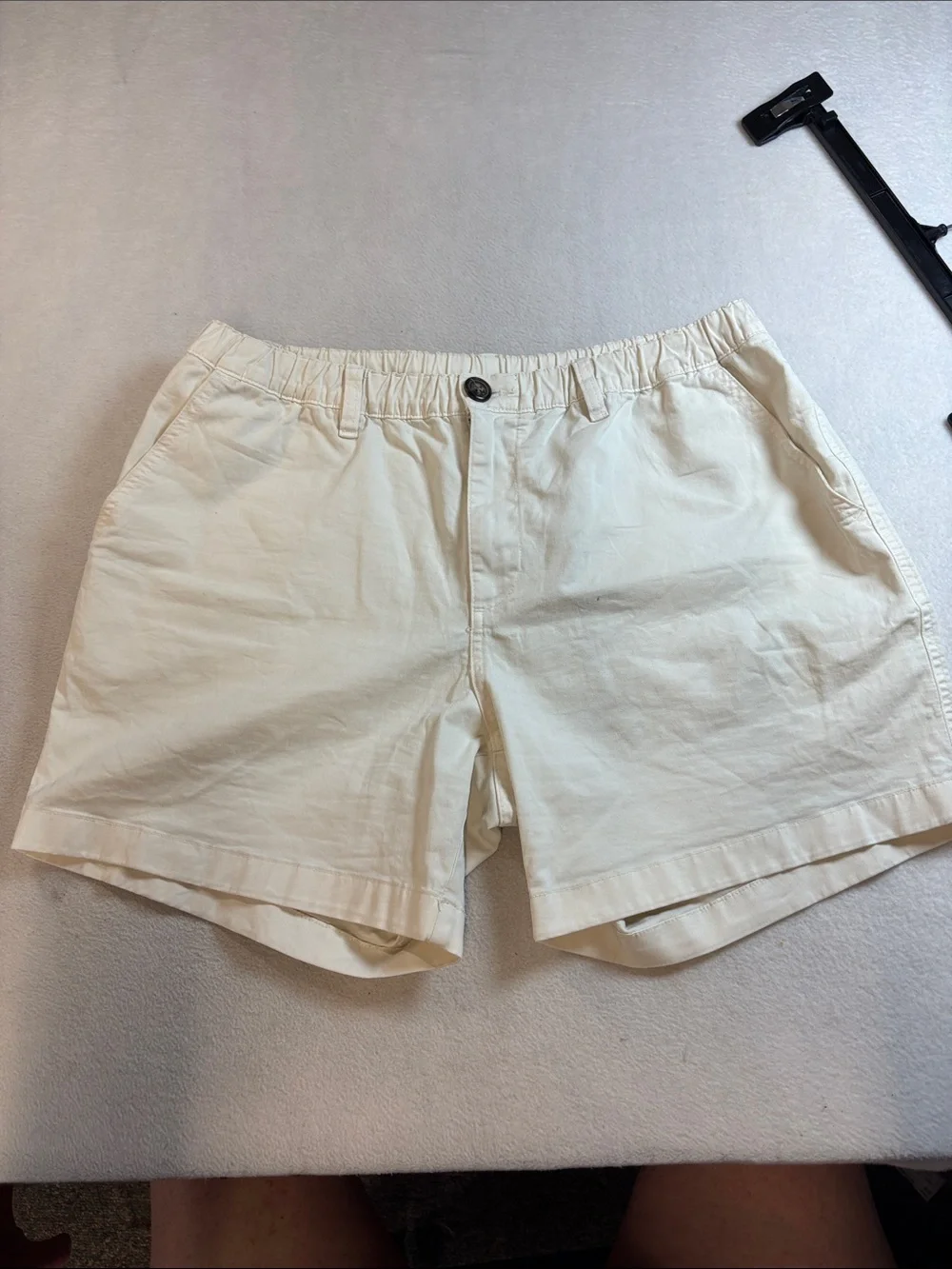chubbies Cream Athletic Men’s Shorts